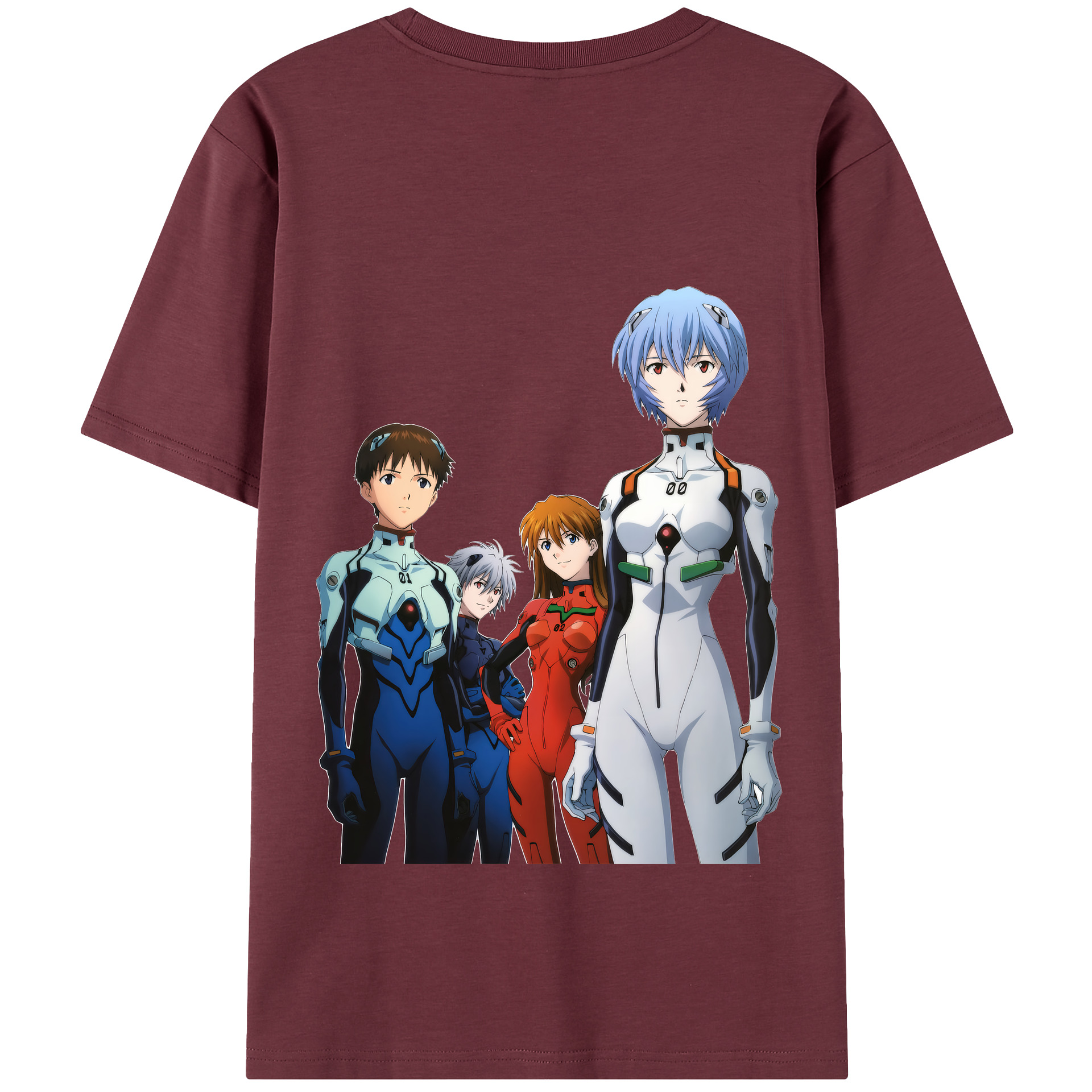 （画像用） EVA 新世紀エヴァンゲリオン 綿100％半袖Tシャツ（背面プリント）